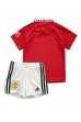 Manchester United Babyklær Hjemme Fotballdrakt til barn 2022-23 Korte ermer (+ Korte bukser)